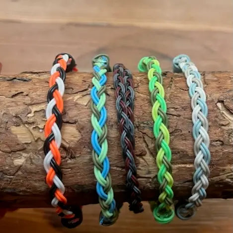 Fly Line Adjustable Bracelet-Woven
