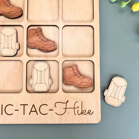 Wooden Tic-Tac-Toe