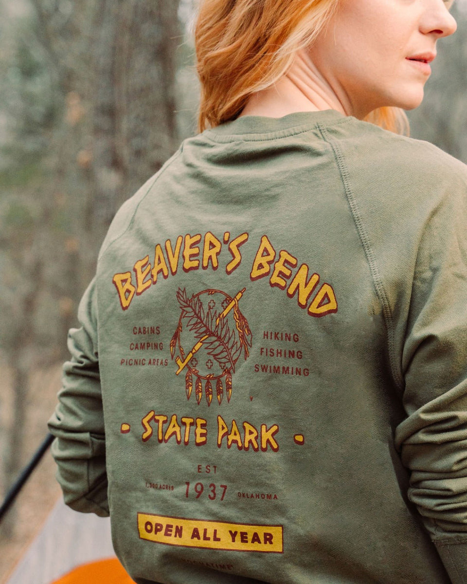 Beavers Bend State Park Lightweight Sweatshirt Hochatime
