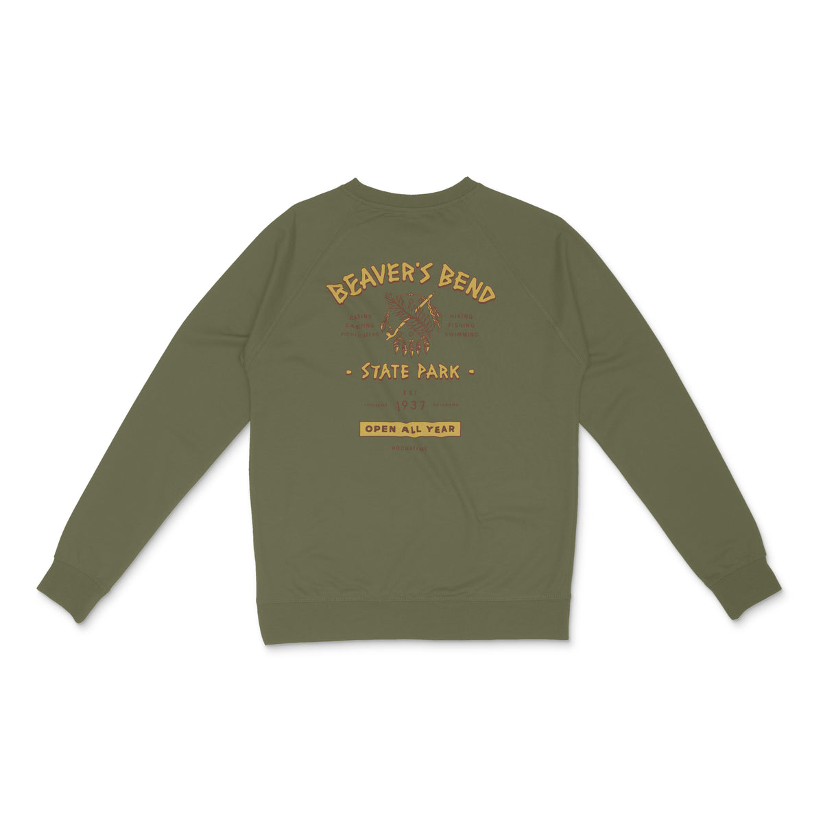 Beavers Bend State Park Lightweight Sweatshirt Hochatime