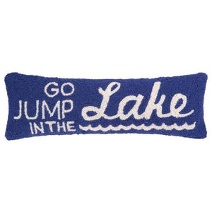 Jump In Lake Hook Pillow