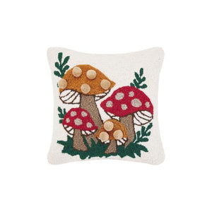 Shroomy Pom Pom Hook Pillow