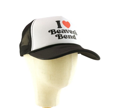 I Love Beavers Bend Mesh Foam Trucker Hat