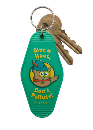Give A Hoot Keychain