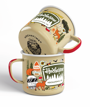Hochatime 16oz Enamel Campfire Mug
