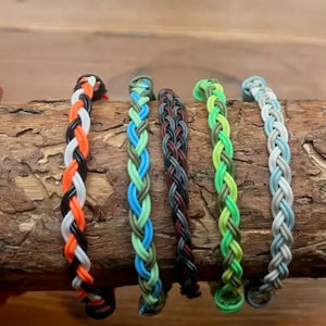 Fly Line 3 Color Adjustable Bracelet-Woven