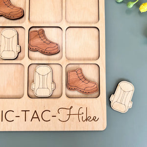 Wooden Tic-Tac-Toe