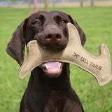 Tall Tails Natural Leather Antler Dog Toy - 11"