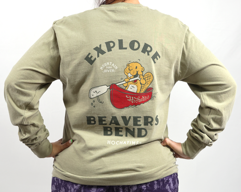 Brooks the Beaver Long Sleeve Tee