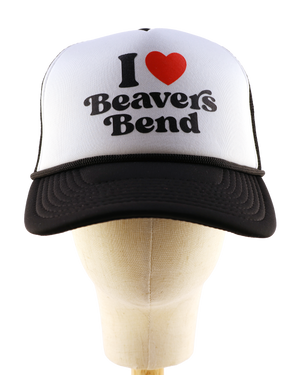 I Love Beavers Bend Mesh Foam Trucker Hat
