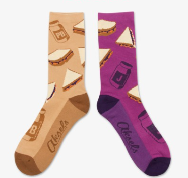 Peanut Butter & Jelly Sock