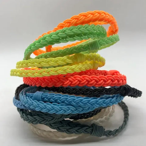 Fly Line Adjustable Bracelet-Solid Woven